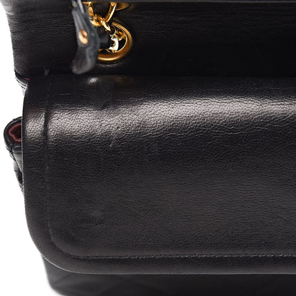 Chanel Lambskin Quilted Small Double Flap Black 12 of 13