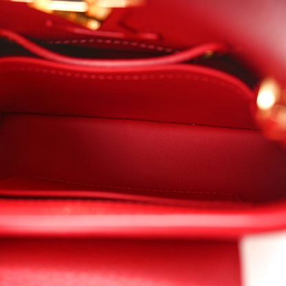 Louis Vuitton Taurillon Mini Capucines Scarlet 5 of 9