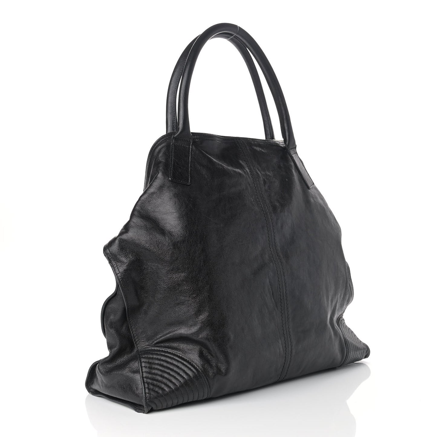 Lambskin De Manta Tote Black