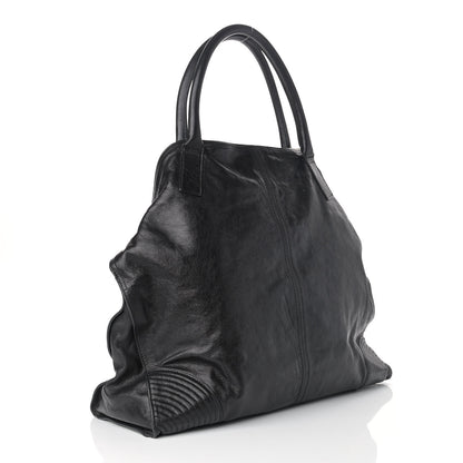 Alexander McQueen Lambskin De Manta Tote Black 2 of 14