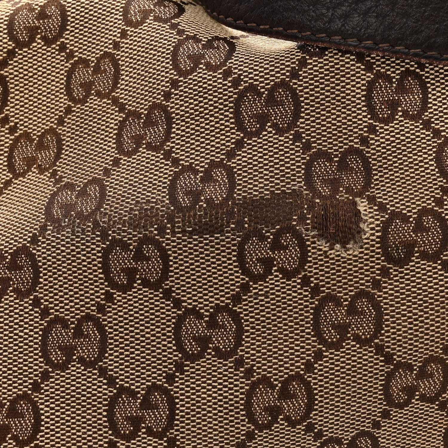 Gucci Monogram Medium Abbey Shoulder Bag Dark Brown 20 of 22