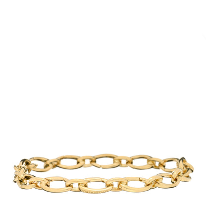 Tiffany 18K Yellow Gold Clasping Oval Link Bracelet 2 of 3