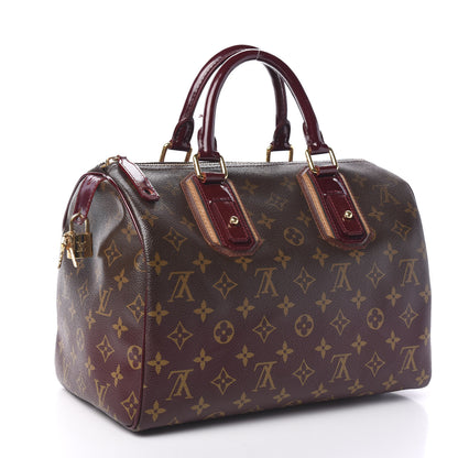 Louis Vuitton Monogram Mirage Speedy 30 Bordeaux 2 of 9