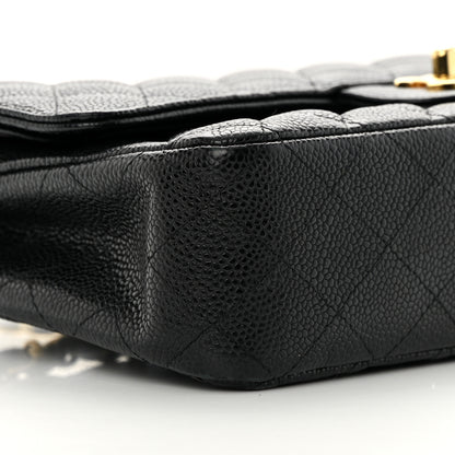 Chanel Caviar Quilted Medium Double Flap Black 9 of 16