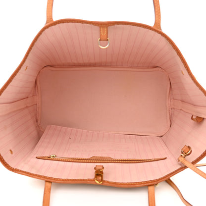 Louis Vuitton Damier Azur Neo Neverfull MM Rose Ballerine 6 of 15