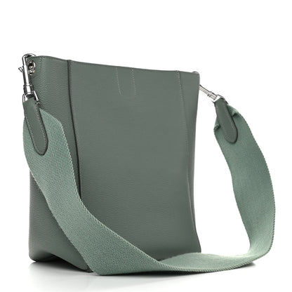 Celine Soft Grained Calfskin Small Sangle Bucket Bag Green 3 of 8