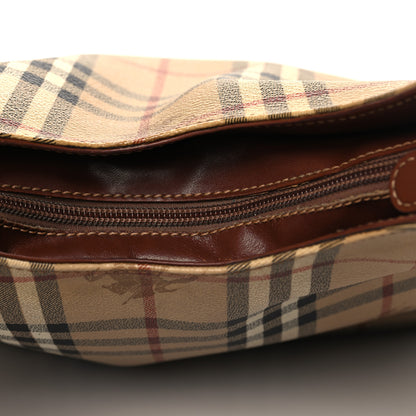 Burberry Haymarket Check Shoulder Bag Tan 12 of 12