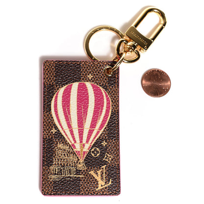 Louis Vuitton Damier Ebene Illustre Air Balloon Bag Charm Grenade 2 of 5