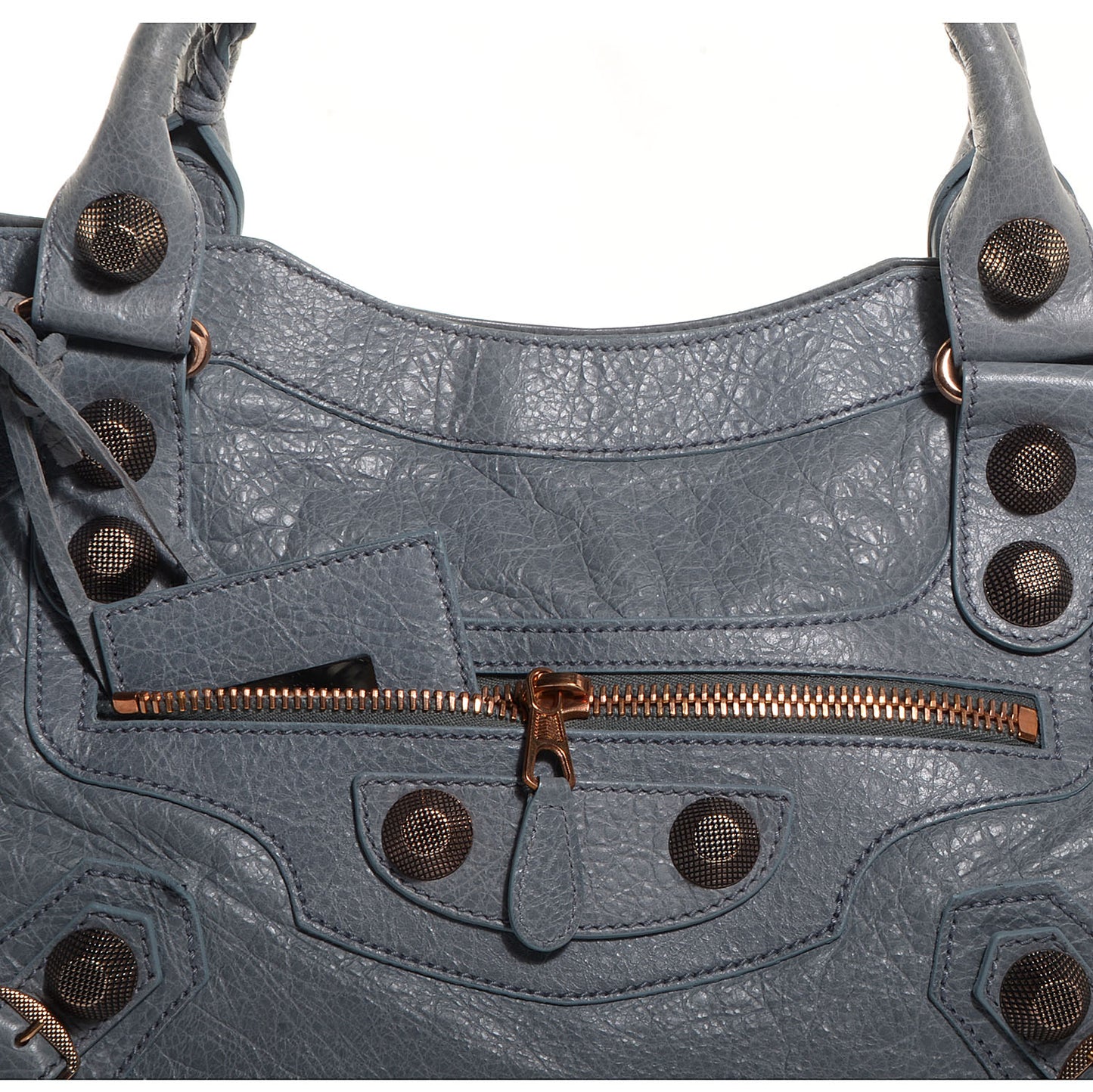 Agneau Giant 21 Rose Gold Hardware City Ardoise
