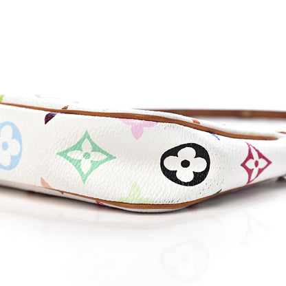 Louis Vuitton Monogram Multicolor Pochette Accessories White 11 of 12