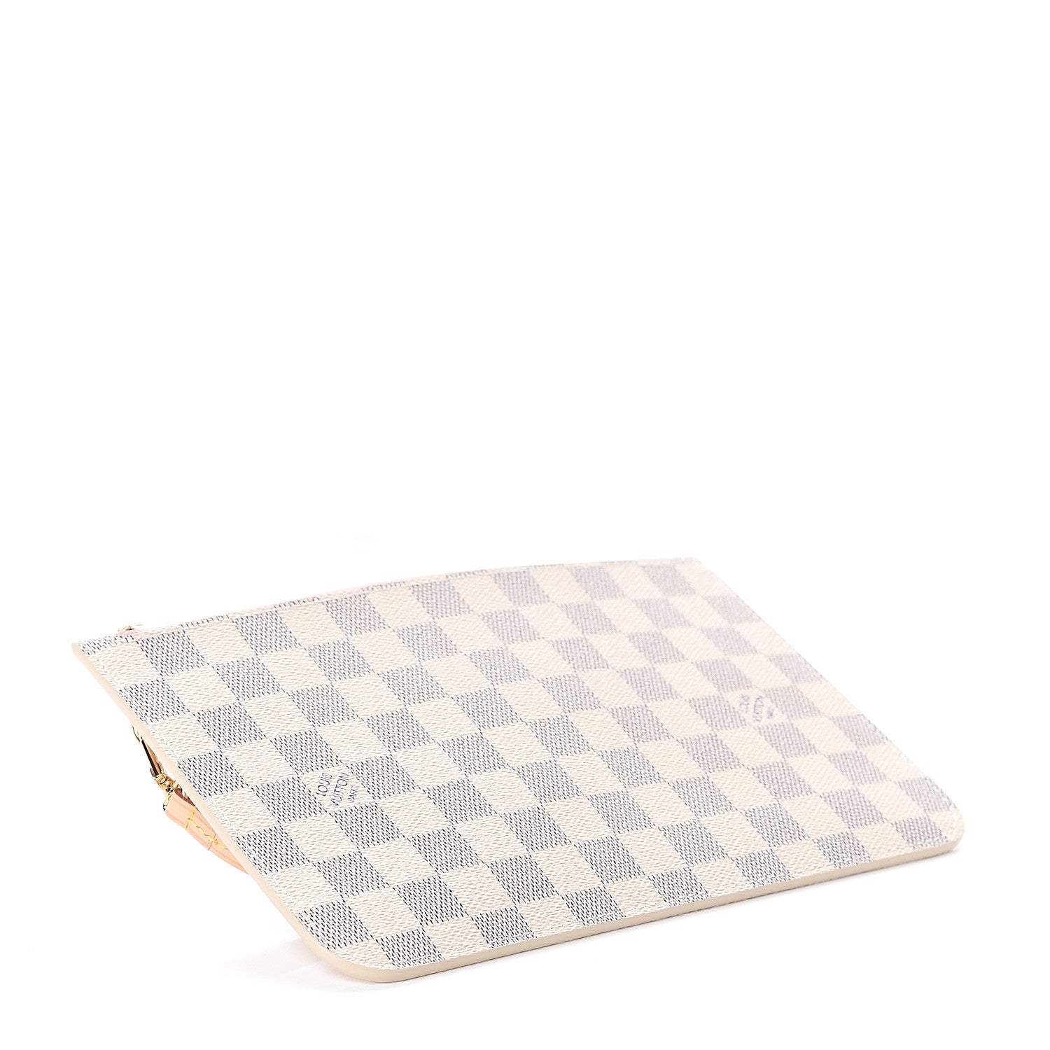 Louis Vuitton Damier Azur Neverfull MM GM Pochette Rose Ballerine 3 of 5