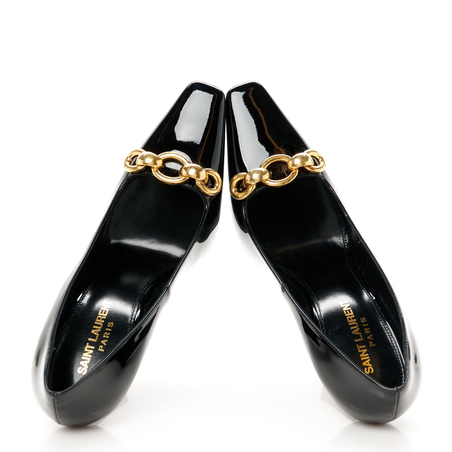 Saint Laurent Patent Silvana 110mm Pumps 37 Black 2 of 10