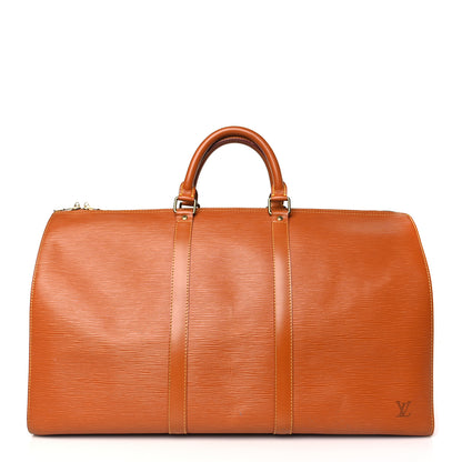 Louis Vuitton Epi Keepall 50 Cipango 1 of 10