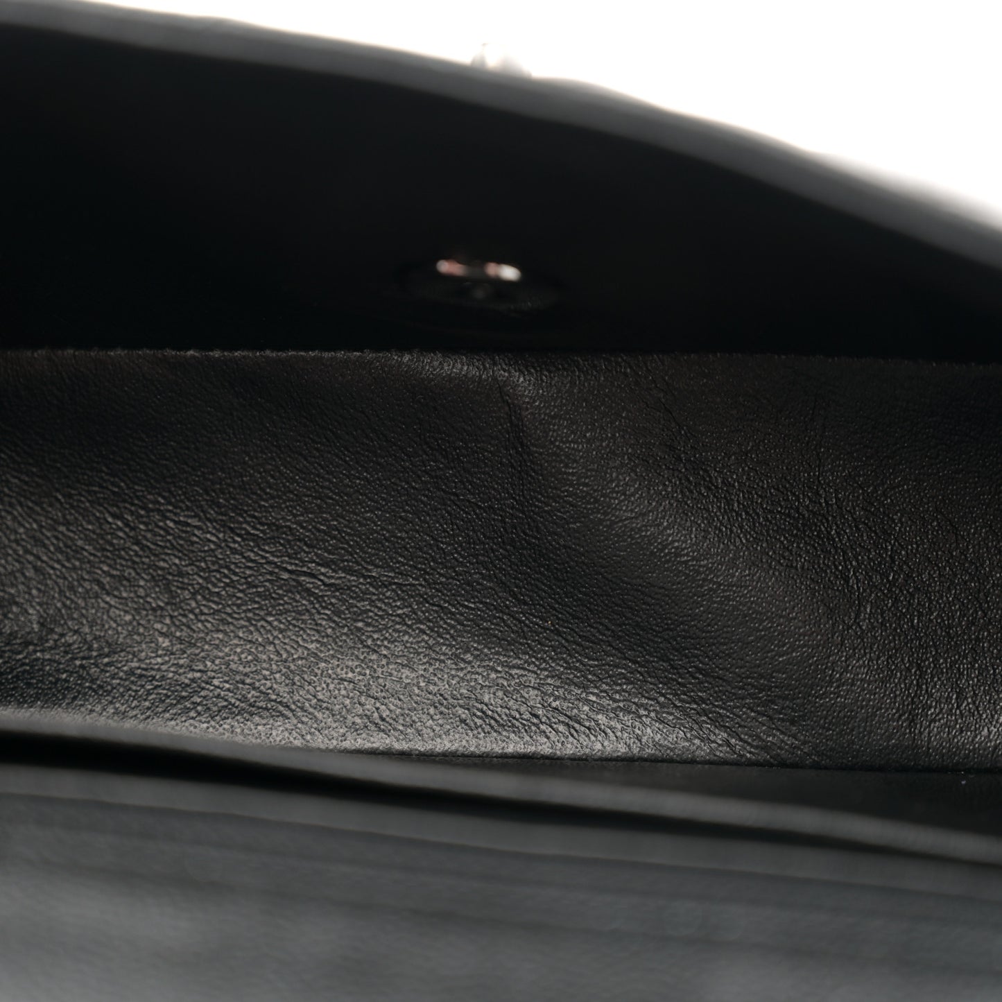 Caviar Quilted Mini Rectangular Flap Black