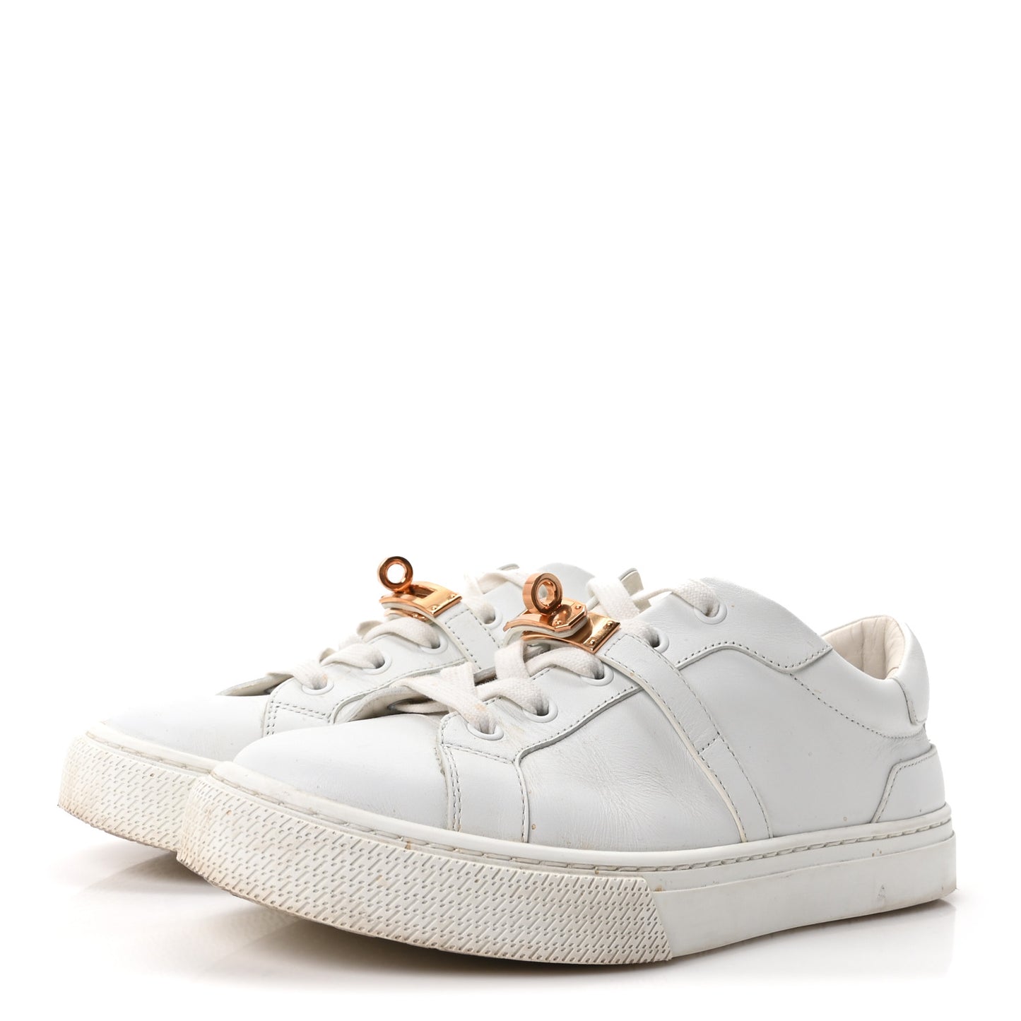 Calfskin Day Sneakers 37.5 White