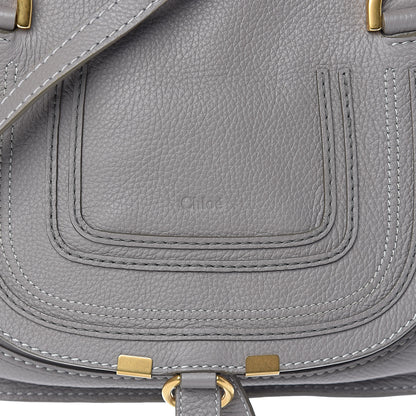 Chloe Calfskin Small Marcie Satchel Cashmere Grey 12 of 12