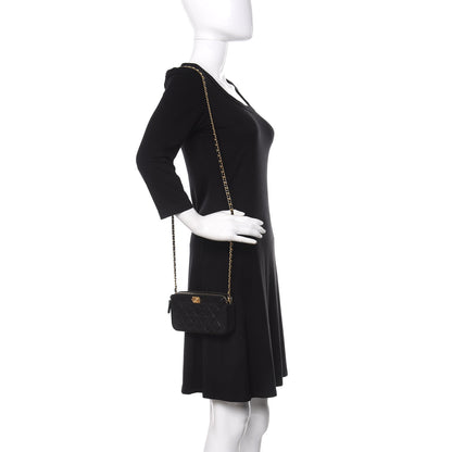 Chanel Caviar Quilted Small Boy Clutch With Chain Black 2 of 11