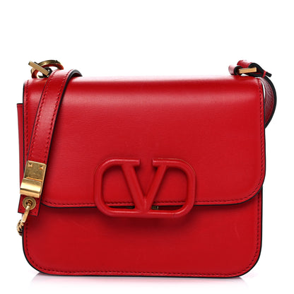 Valentino Garavani Smooth Calfskin Small VSling Shoulder Bag Red 1 of 10