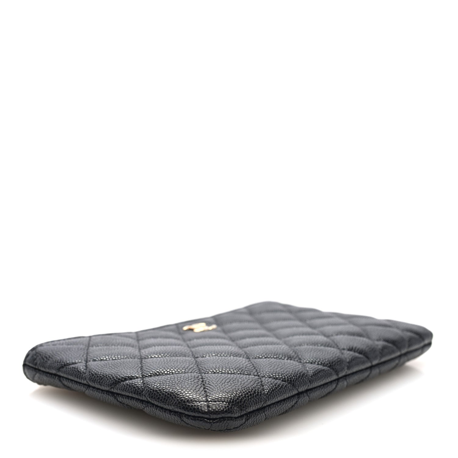 Chanel Caviar Quilted Cosmetic Case Black 4 of 8
