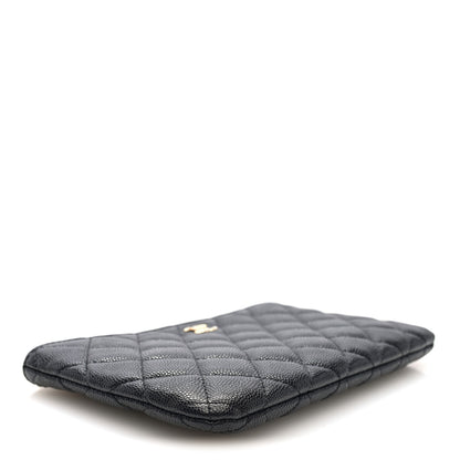 Chanel Caviar Quilted Cosmetic Case Black 4 of 8