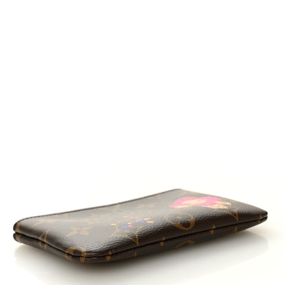 Louis Vuitton Monogram 2025 Vivienne Winter Holiday Key Pouch S Frozen Orchid 4 of 7