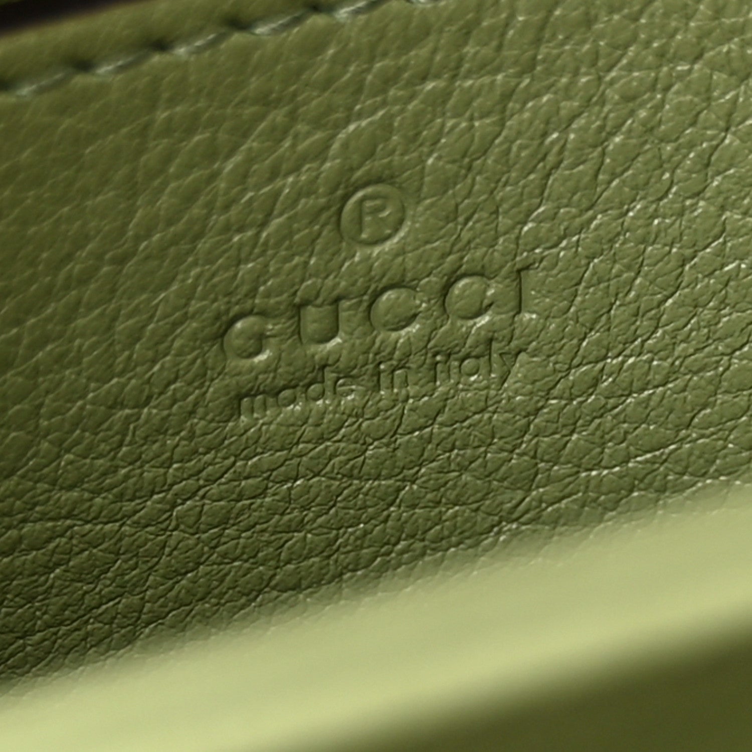 Gucci Roxy Calfskin Web Mini Blondie Shoulder Bag Salamander Green 6 of 11