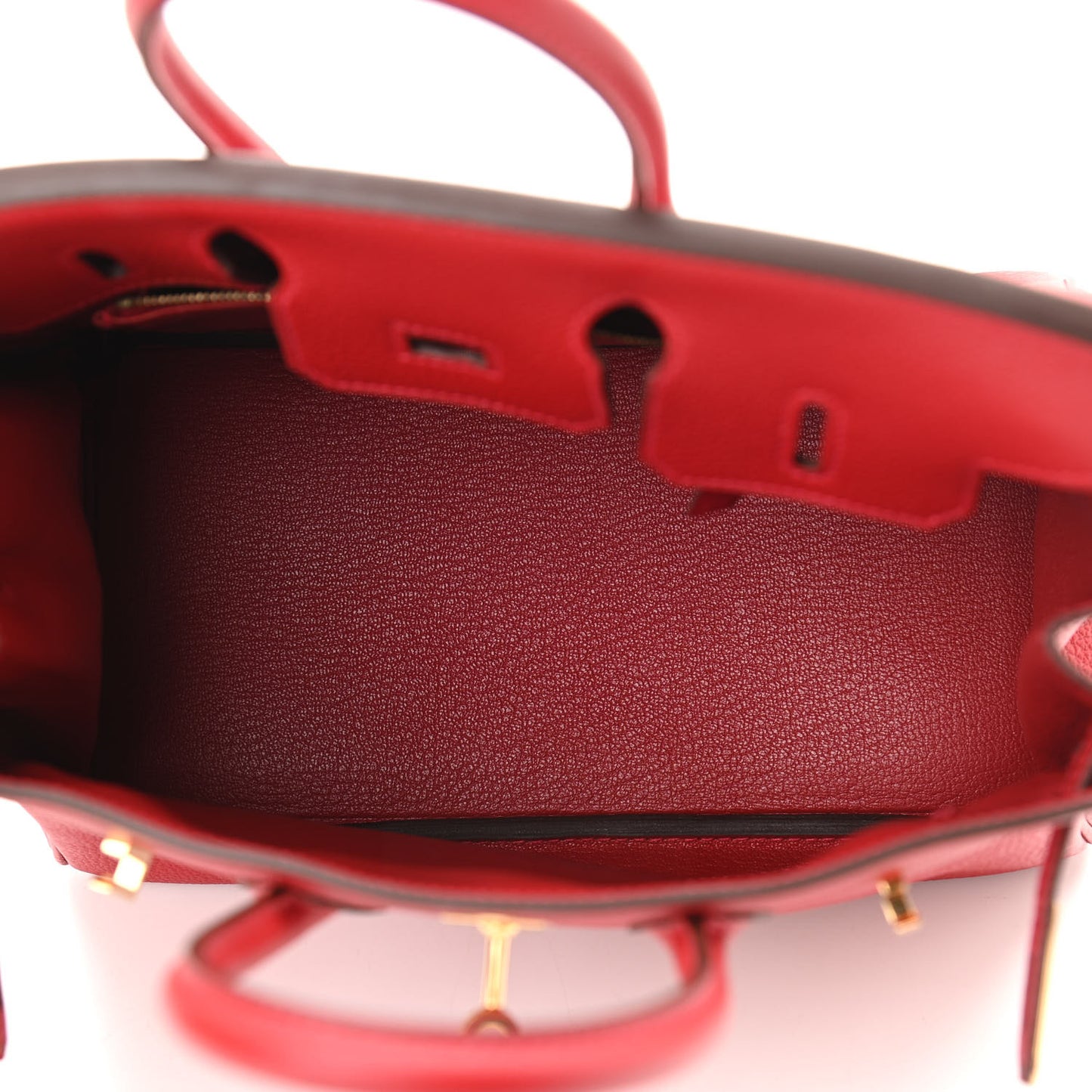 Togo Birkin 25 Rouge Casaque