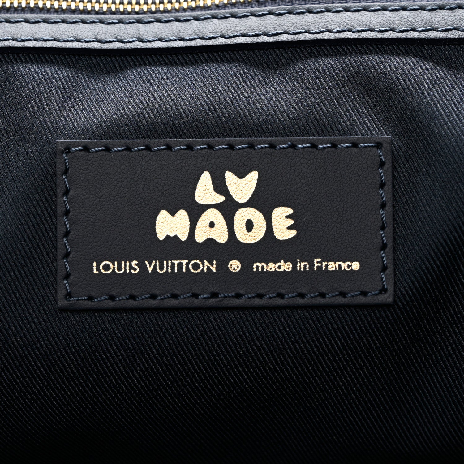 Louis Vuitton X NIGO Taurillon Monogram Denim Drip Keepall Bandouliere 50 Blue 5 of 9