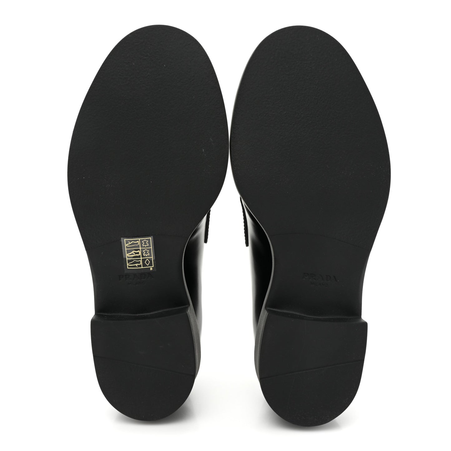 Spazzolato Metal Triangle Logo 50mm Loafers 35 Black