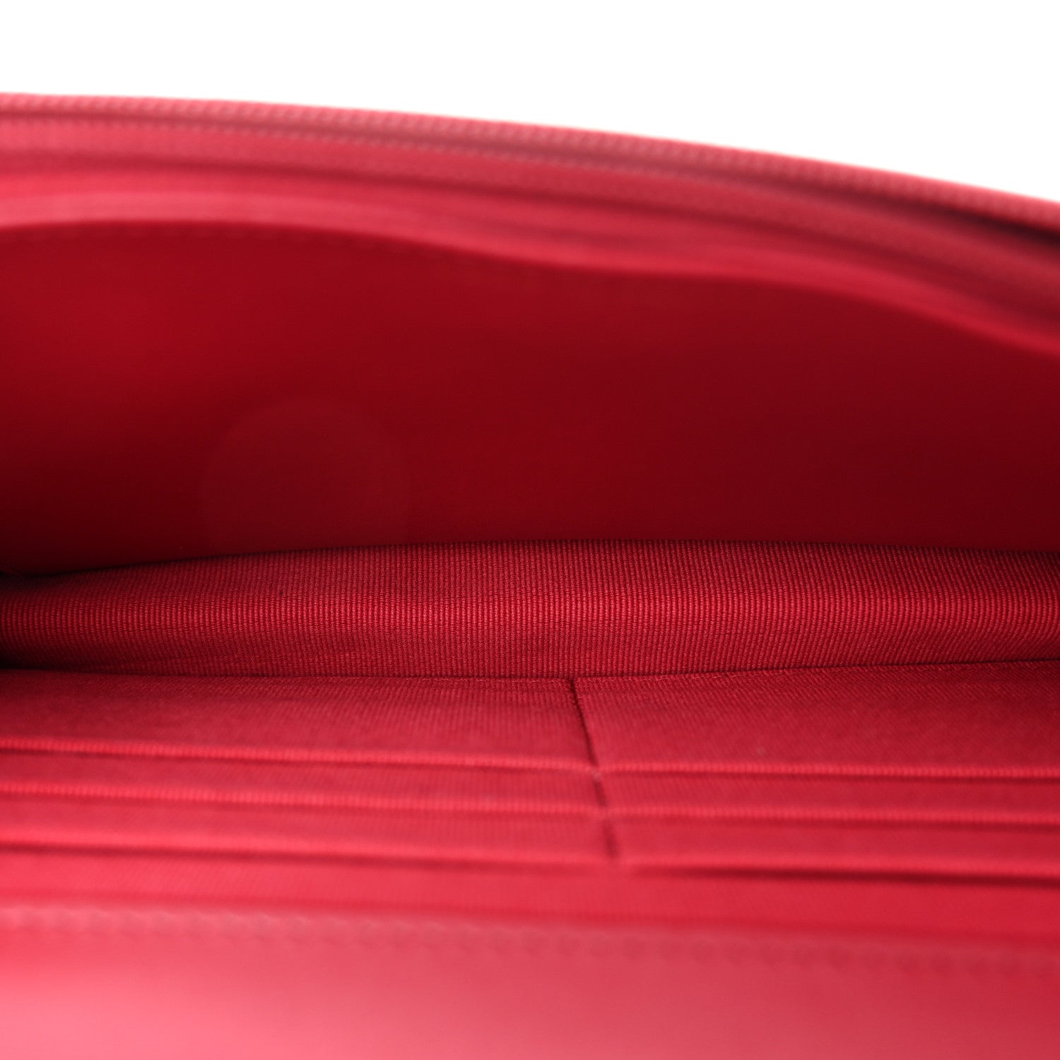 Chanel Lambskin Quilted Trendy CC Wallet On Chain WOC Red 5 of 11