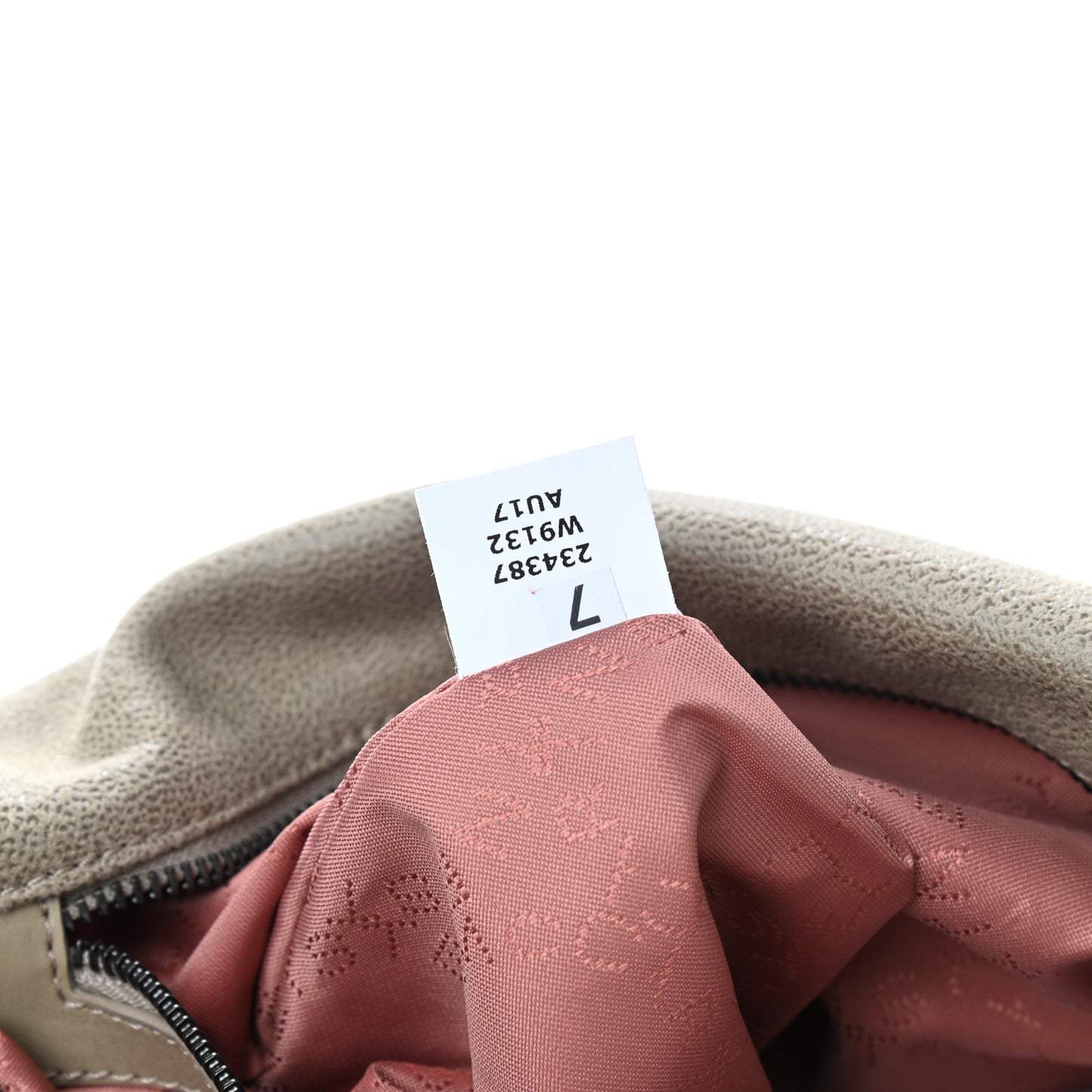 Shaggy Deer Falabella Fold Over Tote Taupe
