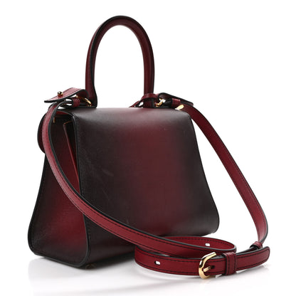 Delvaux Box Calfskin Mini Brillant Satchel Burgundy 3 of 11