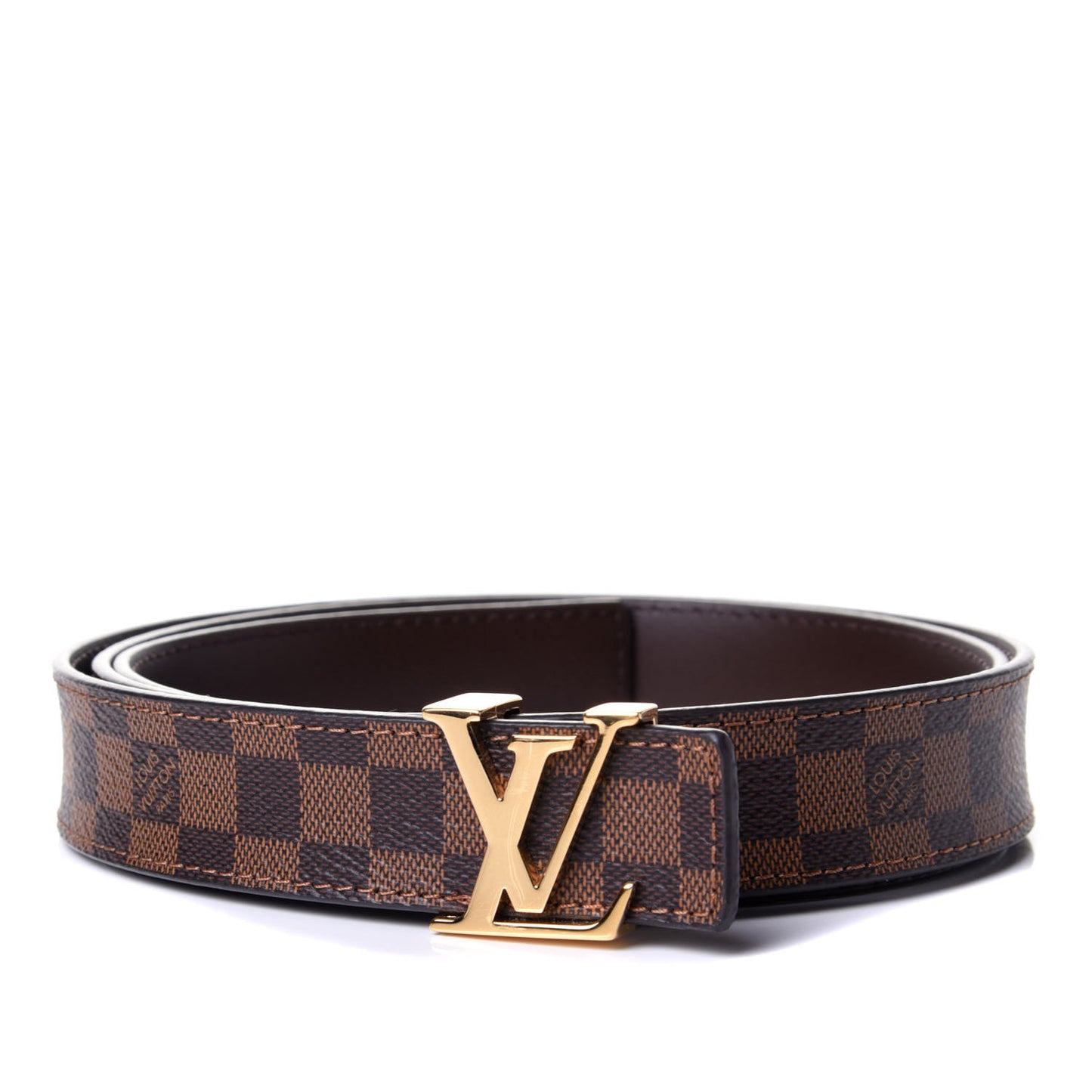 Mini Damier Ebene 25mm LV Initiales Belt 90 36