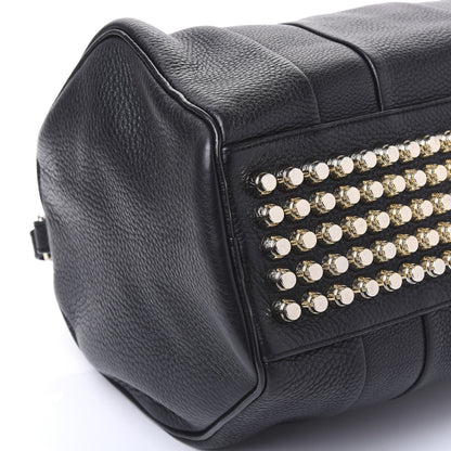 Alexander Wang Pebbled Lambskin Rocco Black Pale Gold Hardware 5 of 8