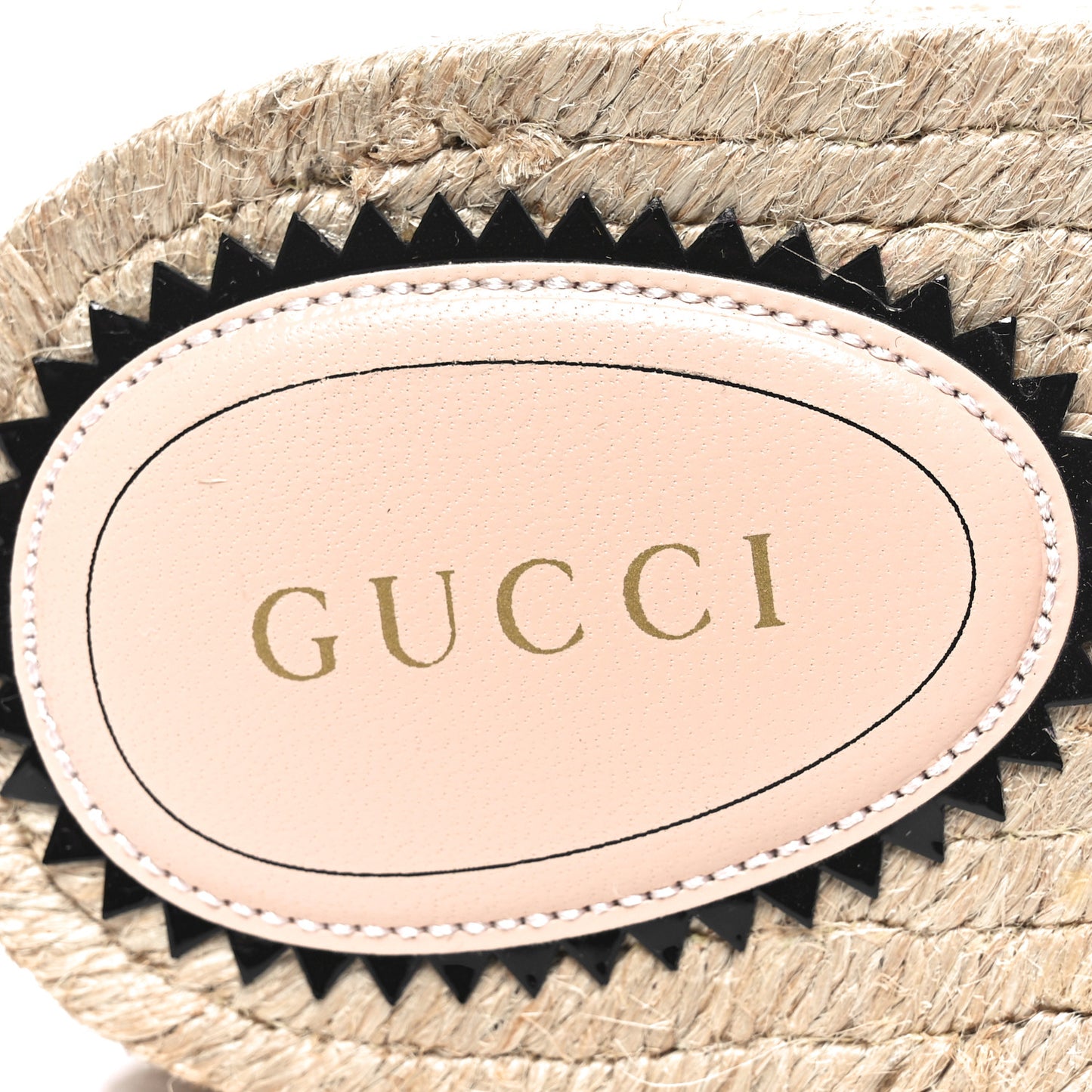 Canvas Interlocking G Damita Espadrille Sandals 38.5 Wild Rose