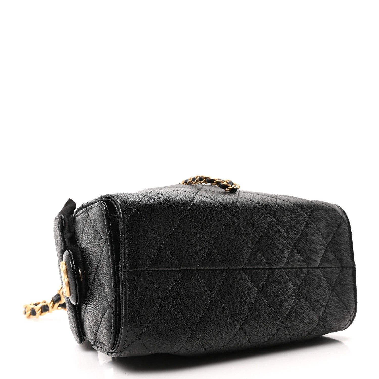 Chanel Caviar Quilted Mini Chanel 25 Handbag Black 4 of 11