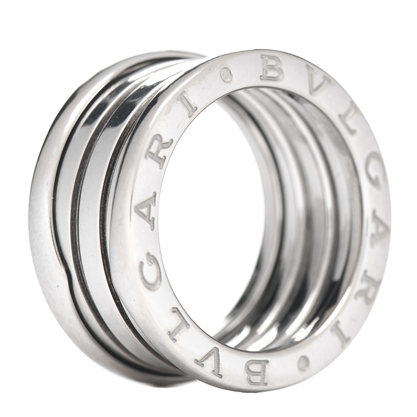 18K White Gold B.Zero1 Four-Band Ring 51 5.75