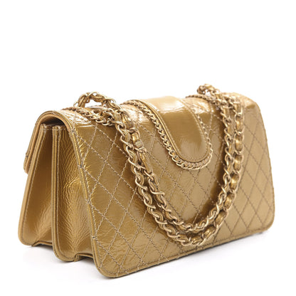Chanel Patent Medium Madison Flap Gold 2 of 15