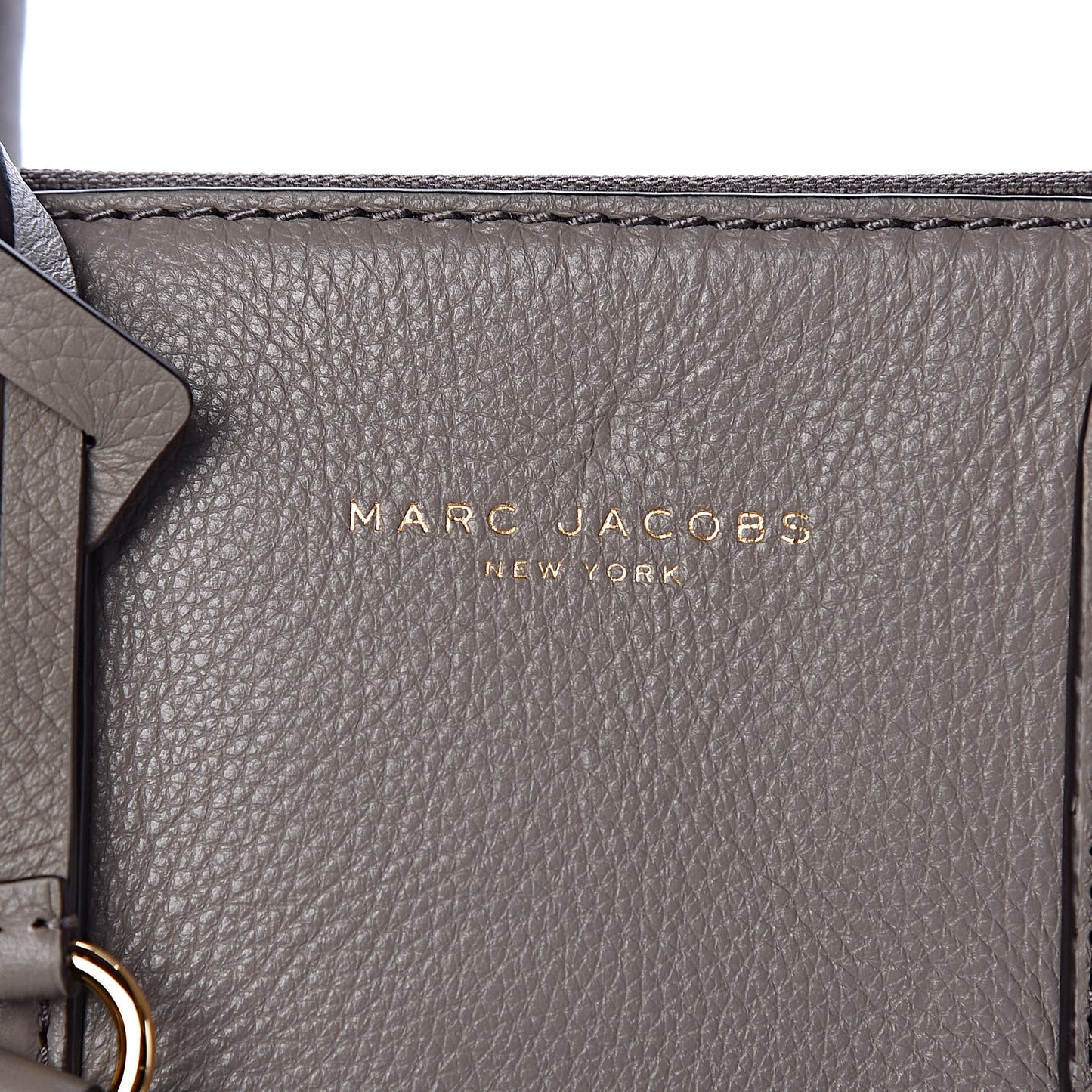 Calfskin Double Zip Tote Mink