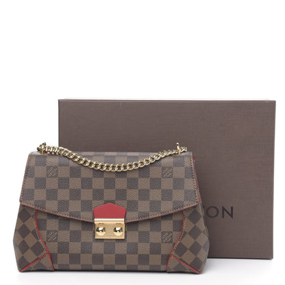 Louis Vuitton Damier Ebene Caissa Clutch Cherry 11 of 11