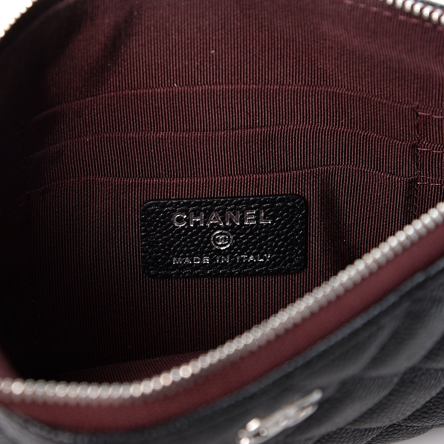 Chanel Caviar Quilted Small Pouch Black 5 of 9