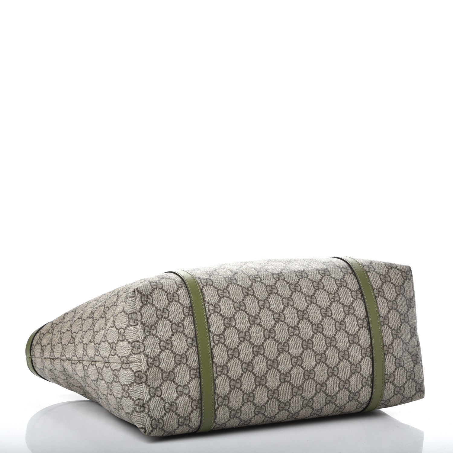 Gucci GG Supreme Monogram Medium Nice Tote Green 4 of 7