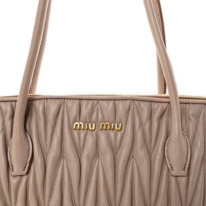 Miu Miu Nappa Matelasse Tote Corda 7 of 9