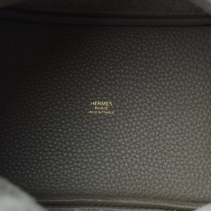 Hermes Taurillon Clemence Picotin Lock 18 PM Etoupe 6 of 10