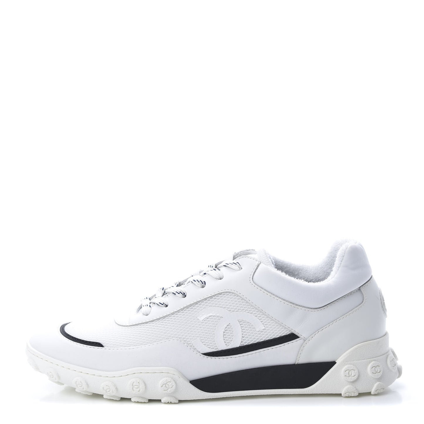 Lycra Womens CC Sneakers 41 White Black