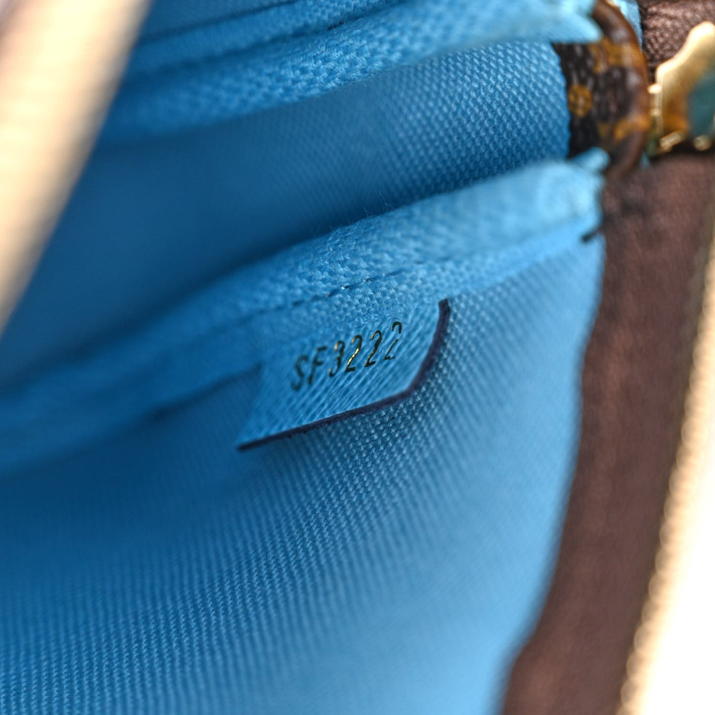 Monogram 2022 Christmas Animation Tokyo Mini Pochette Accessories Blue