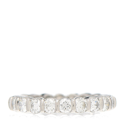Tiffany Platinum Diamond 1.30ctw Eternity Band Ring 44 3 3 of 5