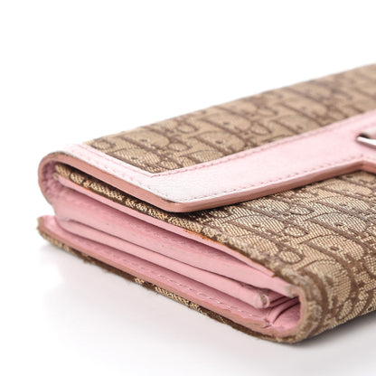 Christian Dior Monogram Long Flap Wallet Pink 15 of 15