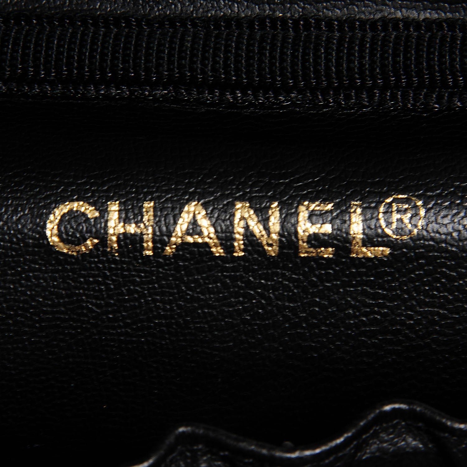 Chanel Calfskin Vanity Cosmetic Case Black 7 of 9