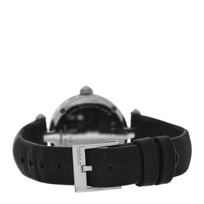 Gucci Stainless Steel Calfskin 27mm Diamantissima Quartz Watch Black 3 of 5